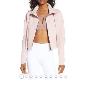 Alo Zip Up Cropped Hoodie